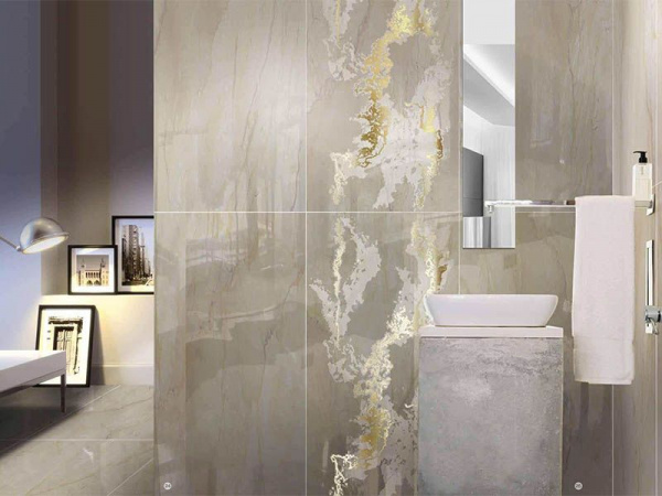 Декор VENUS DEC. SOLITAIRE ROSONE PAV. GOLD SAND 60x60 от Ceramiche Brennero (Италия)