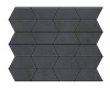 Мозаика CROSSROAD CHALK MOS. GEM COAL 30x34 от ABK Ceramiche (Италия)