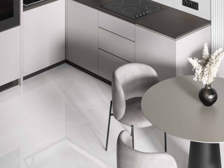 Керамогранит Stone Micado Blanco белый Полированный 60 60x60 от Ceradim (Индия)