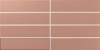 Настенная плитка Three-D Flat Terracota 5x20 от APE Ceramica (Испания)