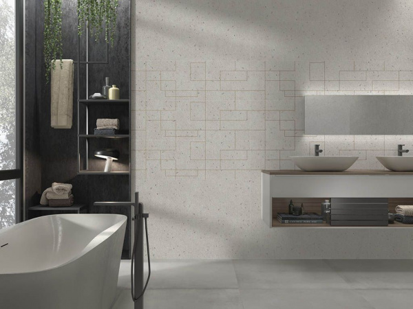 Настенная плитка RE-USE WHITE RECT 40x120 от APE Ceramica (Испания)