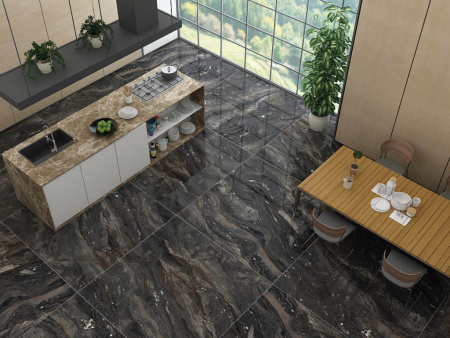 Керамогранит PASSION ONYX SMOKE 120x120 от Maimoon Ceramica (Индия)