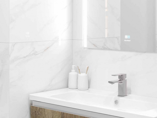 Керамогранит Calacatta Regal Grey белый Полированный 60 60x60 от Ceradim (Индия)