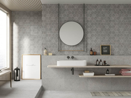 Керамогранит Cement Stone Greige Lapp 60x120 от Sanchis Home (Испания)