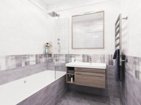 Настенная плитка Shape Lila WT9SHP02 24.9x50 от AltaCera (Россия)