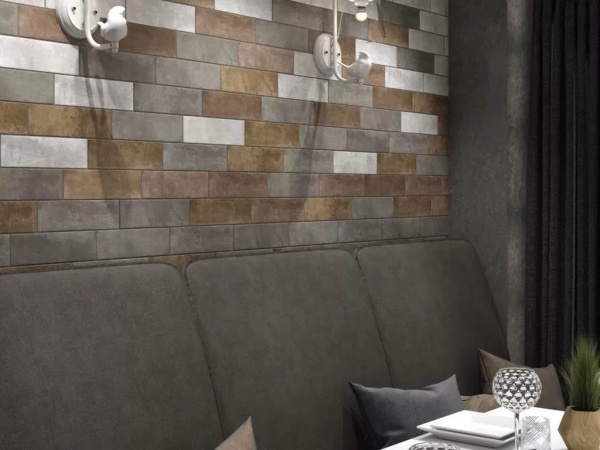 Настенная плитка 2908 Маттоне коричневый 8.5x28.5 от Kerama Marazzi (Россия)