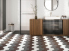 Настенная плитка GEOMETRY HEX GREY GLOSSY 15x17.3 от Ribesalbes (Испания)