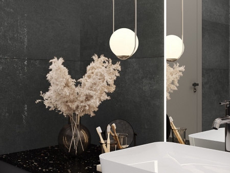 Керамогранит Techno Grafito графитовый Матовый Карвинг SG604620R 60x60 от Laparet