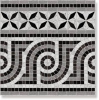 Декор Via Appia Cen. Nola Negro 43.5x43.5 от Vives Ceramica (Испания)