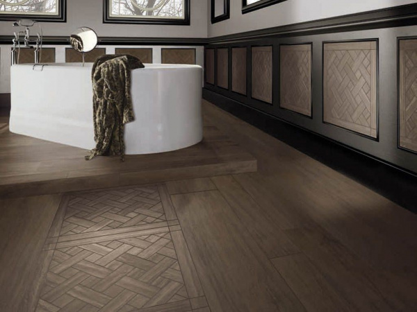 Керамогранит TAVOLATO MARRONE MEDIO Naturale RT 20x120 от Casalgrande Padana (Италия)