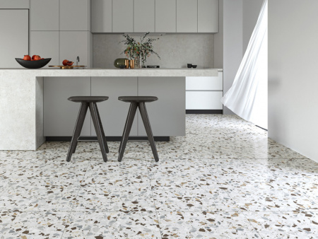 Керамогранит Terrazzo White (NTT99606M) 60x120x9 от NT Ceramic (Индия)