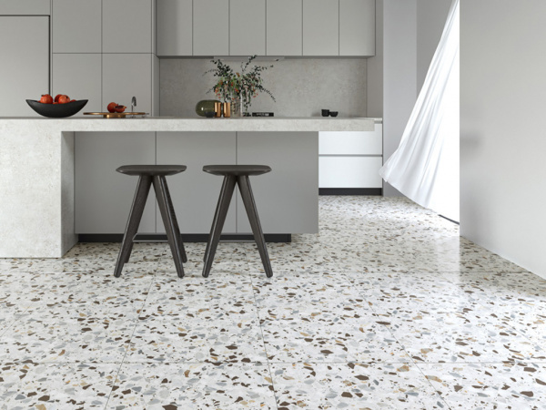 Керамогранит Terrazzo White (NTT99606M) 60x120x9 от NT Ceramic (Индия)