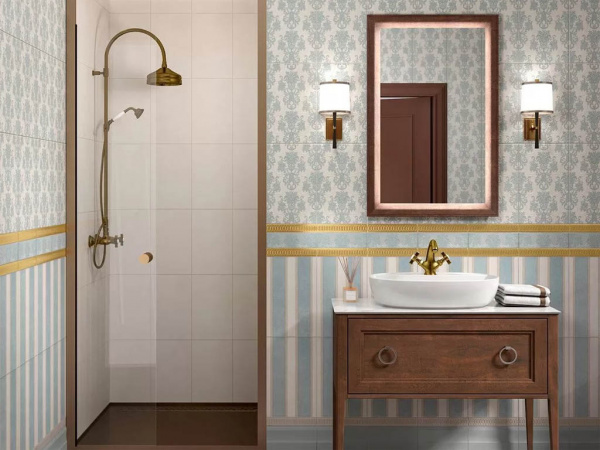 Бордюр Борромео AD/B576/6402 7.7x25 от Kerama Marazzi (Россия)