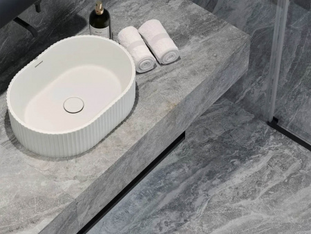 Керамогранит Гриджио серый обрезной (DL502820R) 60x119.5x0.9 от Kerama Marazzi (Россия)