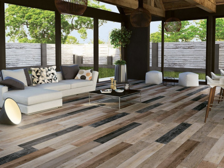 Керамогранит Noon BURNET NAT SQ (NN04) 20x120 от Mirage (Италия)