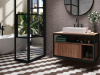 Настенная плитка GEOMETRY HEX GREY GLOSSY 15x17.3 от Ribesalbes (Испания)