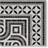 Декор Via Appia Cant. Paxos Negro 43.5x43.5 от Vives Ceramica (Испания)