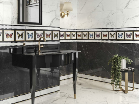 Декор Victorian Marble Wht Btfy 45 Sqr Gls 7R (K1222MK0D0) 20x20 от Villeroy & Boch (Германия)