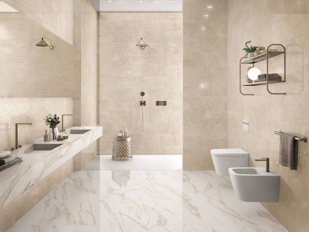 Декор PURITY OF MARBELE STATUARIO STR FLUID (PSSF) 30.5x91.5 от Supergres Ceramiche (Италия)