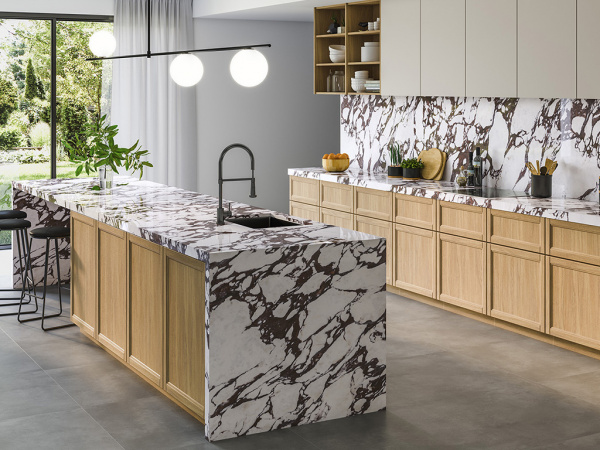 Керамогранит BOOKMATCH CALACATTA VIOLA B POLISHED 160x320x0.6 от Ascale (Испания)