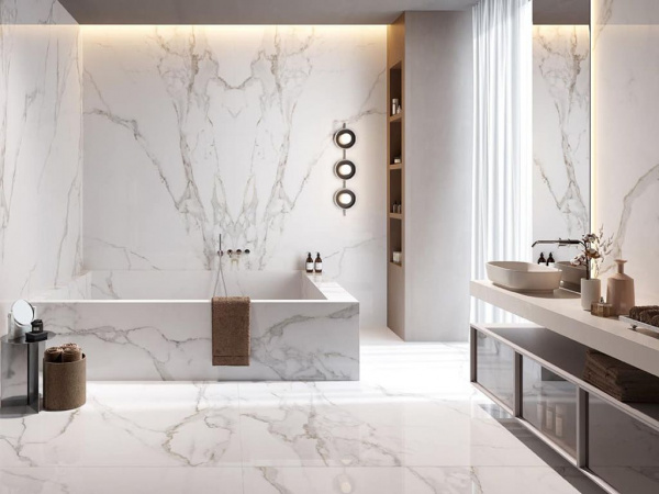 Керамогранит MARMO E PIETRA CALACATTA ORO NAT/RET (163006) 160x320 от AVA Ceramica (Италия)