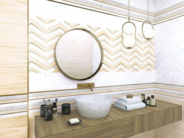 Декор Lazio (DWU11LZO014) 20x60x8 от Alma Ceramica (Россия)