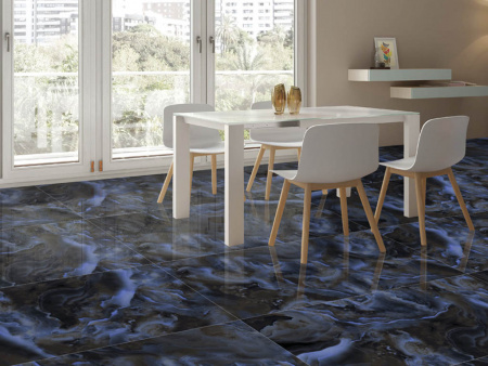 Керамогранит Lucky High Glossy Black 60x120 от Italica (Индия)