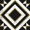 Декор Victorian Marble Blck-Wht Gls 7R (K1222MK9K0) 20x20 от Villeroy & Boch (Германия)