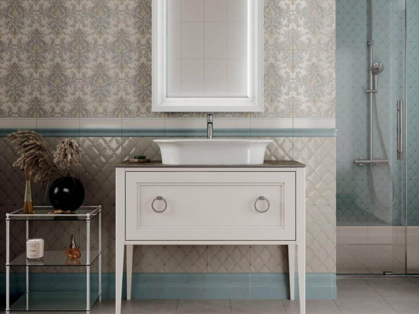 Бордюр Браганса голубой светлый матовый (VT/B306/6000) 25x5.4x8 от Kerama Marazzi (Россия)