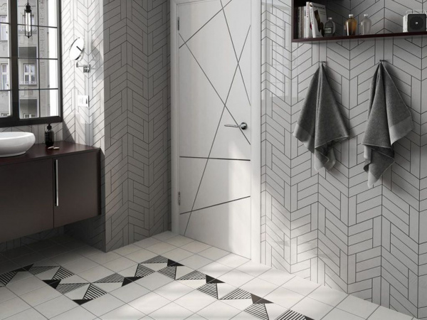 Керамогранит CHEVRON GRIS MATE DERECHO (23201) 9x20.5 от Equipe Ceramicas (Испания)