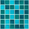 Мозаика Crackle Green Mixed Glossy (LWWB83333) (48x48) 30.6x30.6x6 от StarMosaic (Китай)