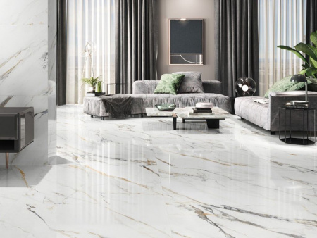 Настенная плитка FIRENZE 1219 CALACATTA GOLD RET (POR_F1219_CAL_120) 40x120 от Porcelanite Dos (Испания)