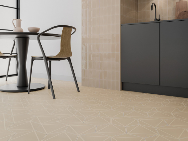 Керамогранит FANCY LINES GRAPHITE (127018) 20x23 от DNA Tiles (Испания)
