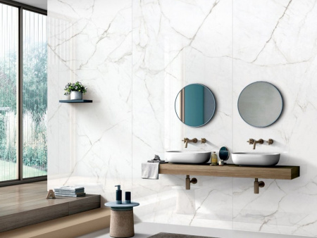 Керамогранит Statuario Castork полированный 120x278 от Ocean Ceramic (Индия)