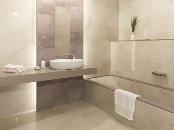 Настенная плитка PASSION R90 CHAMPAGNE 30x90 от Azteca (Испания)