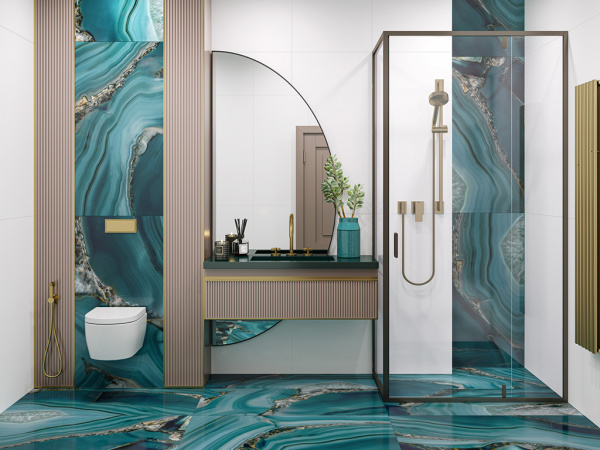 Керамогранит Wow Aquamarine суперполированный (60120WOW16HG) 60x120x0.8 от LCM (Индия)