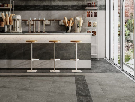 Декор Ламелла SBM011/SG4585 серый темный мозаичный 25x50.2 от Kerama Marazzi (Россия)