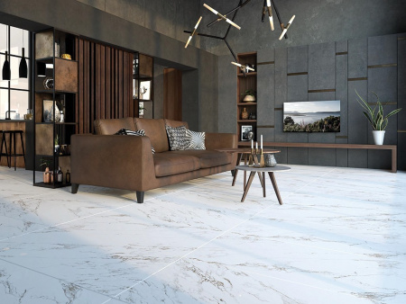 Керамогранит A0RZ 000 Rozalin White Rectified 59.4x59.4 от Goldis Tile (Иран)