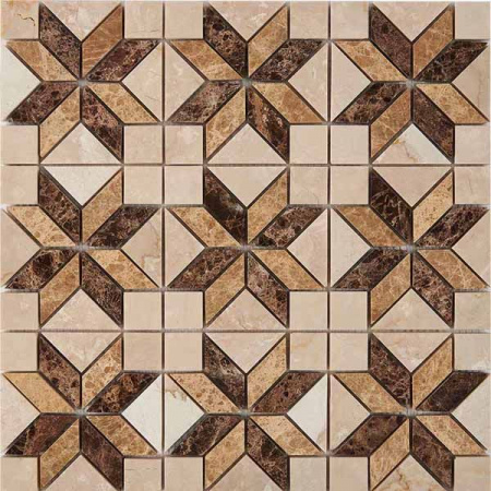 Мозаика PIX286 из мрамора (23x23) 29.8x29.8 от Pixmosaic (Китай)