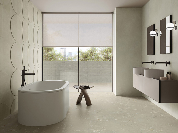 Керамогранит I CEMENTI WHITE SQ. (FL01BA) 120x60 от Italgraniti (Италия)