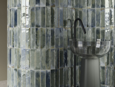 Керамогранит Jazba Green Brillo (8 дизайнов) 6x24.6 от Cifre Ceramica (Испания)