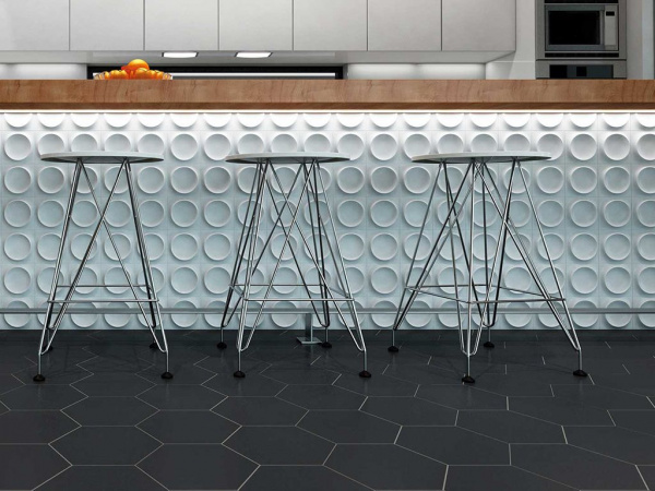 Керамогранит TRIANGLE FLOOR R9 ICE WHITE MATT (114035) 20.1x23.2 от WOW (Испания)