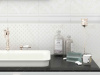 Декор Matrix White 01 (D0429Y29601) 25x60 от Creto (Россия)