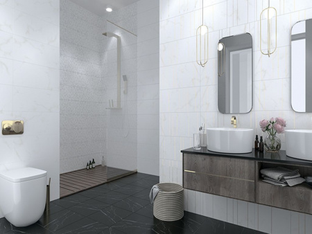 Декор Matrix White 01 (D0429Y29601) 25x60 от Creto (Россия)