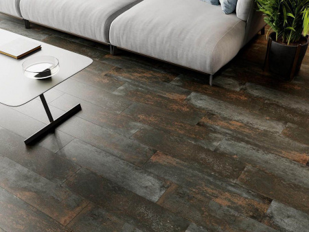 Керамогранит Беверелло серый светлый обрезной (SG702790R) 20x80 от Kerama Marazzi (Россия)
