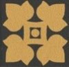 Вставка Old England DEC ED BLACK LEEDS 4x4 от Grazia Ceramiche (Италия)