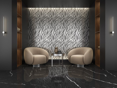 Керамогранит MARBLES CR.LUX DEVA Nero полированный 60x120 от Pamesa (Испания)