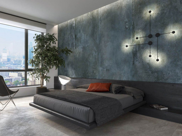 Керамогранит Metal SL Никель серый обрезной (SG091400R6) 160x320x6 от Kerama Marazzi (Россия)