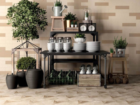 Керамогранит Terra 0094 Nero Esagono 25x21.6 от Marca Corona (Италия)