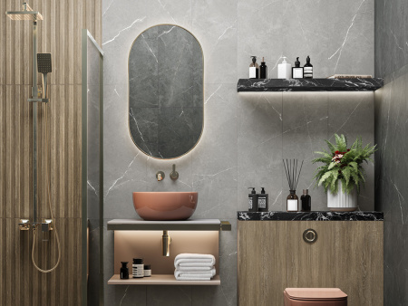Настенная плитка Rockstyle Graphite (WT93ROK25) 30x90x10.5 от Delacora (Россия)